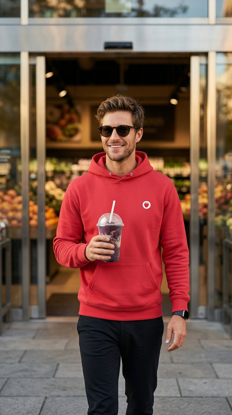Strawberry Hoodie – Premium Unisex Streetwear Pullover | Smoothie Collective