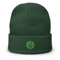 Avocado Beanie – Premium Embroidered Knit Hat | Smoothie Collective